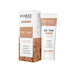 PORES Be Pure De-Tan Face Scrub with Yogurt Extract Coffee & Mint 100g