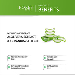 PORES Be Pure Aloe Vera & Cucumber Face Toner with Geranium Seed Oil 100ml