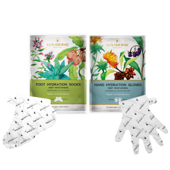 LuxaDerme Hand Hydration Gloves & Foot Hydration Socks Combo (Pack of 2)