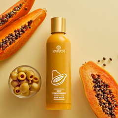 Prakriti Herbals Deep Conditioning Papaya Olive Hair Mask 200ML