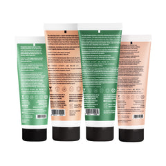 Arata Travel Kit With Hydrating Shampoo, Body Wash, Toothpaste & Face Wash | All Natural, Vegan & Cruelty-Free | On-The-Go Personal Care For Travel 250ml