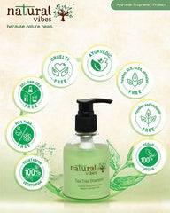 Natural Vibes Ayurvedic Tea Tree Shampoo & Conditioner Combo (Pack of 2)