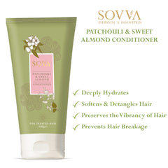 Sovva Patchouli X Sweet Almond Conditioner For Treated Hair 100g