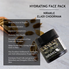 Nirakle Eladi Choornam Hydrating Face Pack For Skin Exfoliation, Deep Cleansing & Skin Detoxification 50g