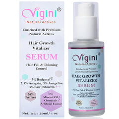 Vigini Damage Control & Nourishing Tonic Hair Oil & Redensyl Hair Growth Vitalizer Serum Combo 130ml