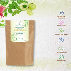 Precious & Nature's Henna, Hibiscus, Amla & Bhringaraj Certified Organic Henna Powder 200 gm