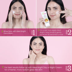 La Pink Ideal Bright Face Scrub | 100g