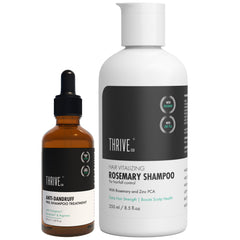 ThriveCo Anti-Dandruff Health Kit: Anti-Dandruff Pre-Shampoo Lotion & Hair Vitalizing Shampoo 300ml