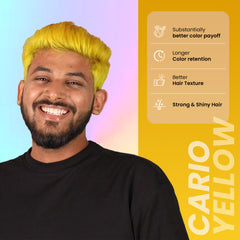 Anveya Cairo Yellow Semi Permanent Hair Color 100ml