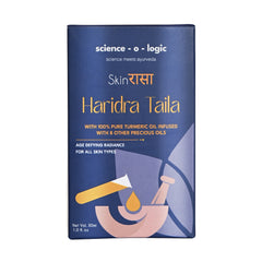 Science-O-Logic 100% Pure Ayurvedic Facial Oil with Turmeric, rosehip, and seabuckthorn | 30 ml