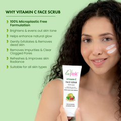 La Pink Vitamin C White Haldi Face Scrub | 100ml