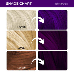 Anveya Tokyo Purple Semi Permanent Hair Color 100ml