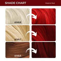 Anveya Madrid Red Semi Permanent Hair Color 100ml