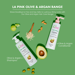 La Pink Olive & Argan Conditioner for Smooth and Frizz-Free Hair | 250ml