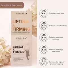 Dromen & Co Lifting & Firming Undereye and Cheek Strips | Pack of 3