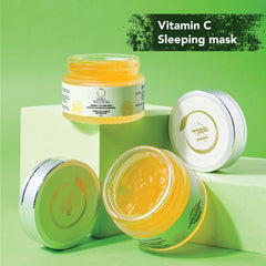 Amio Wellness Vitamin C Sleeping Mask with Niacinamide & Hyaluronic acid | 50g
