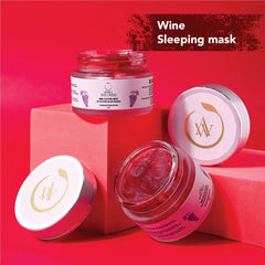 Amio Wellness Wine Sleeping Mask with Niacinamide & Hyaluronic acid | 50g