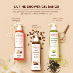 La Pink Tea & Lemon Shower Gel with White Haldi | 250ml
