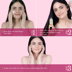 La Pink Ideal Bright Face Serum | 40+10ml Extra