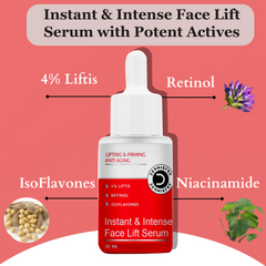 Dermistry Instant Intense Anti-Aging Face Serum | Retinol Hyaluronic Acid | 30ml