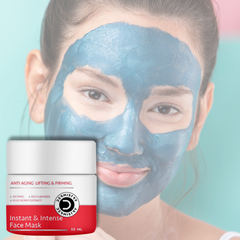 Dermistry Anti Aging Instant Intense Face Mask | Retinol Blue Berry | 50ml