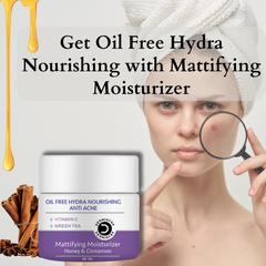Dermistry Oil-free Hydra Nourishing Mattifying Moisturizer |  Green Tea Vitamin C | 50ml