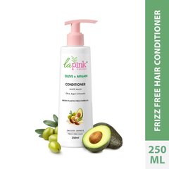 La Pink Olive & Argan Conditioner for Smooth and Frizz-Free Hair | 250ml