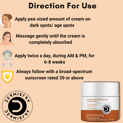 Dermistry Kojic Acid Skin Perfecting Fairness Face Cream | 50ml