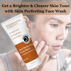Dermistry Skin Perfecting Fairness Face Wash | Kojic Acid Niacinamide | 100ml