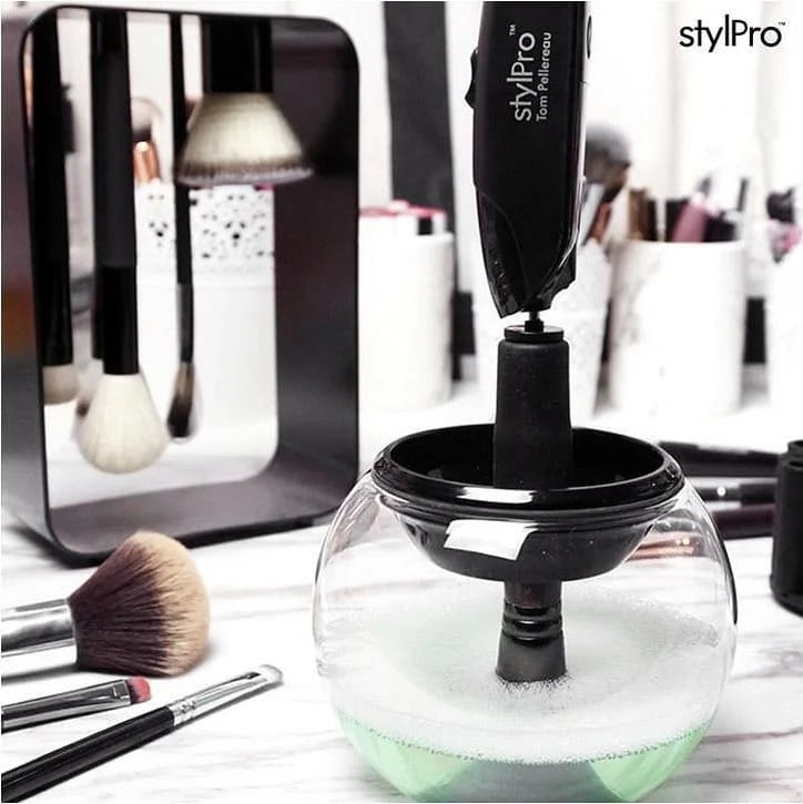 Mini Makeup Brush Cleaner Electric Washing Machine For Eyelashes Pad Sponge  UK