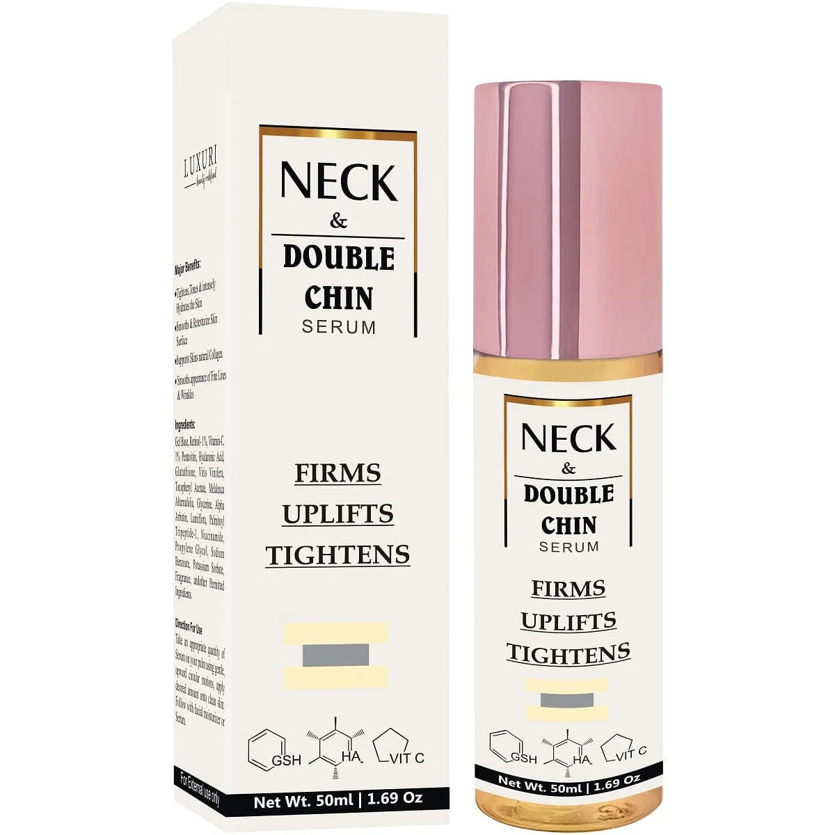 LUXURI Neck & Double Chin Serum Neck Firming & Tightening 50ml