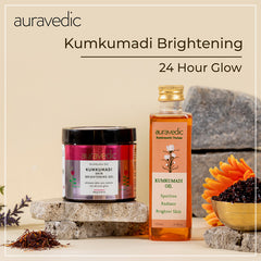 Auravedic Kumkumadi Tailam 100ml & Skin Lightening Oil 100ml