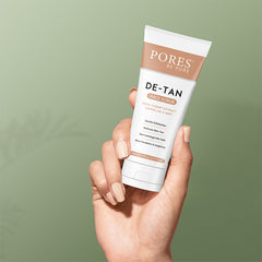 PORES Be Pure De-Tan Face Scrub with Yogurt Extract Coffee & Mint 100g