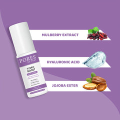 PORES Be Pure Hydro Boost Face Toner with Hyaluronic Acid, Jojoba Ester & Panthenol 100ml