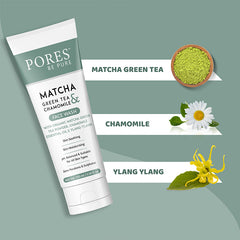 PORES Be Pure Match Green Tea Face Wash 100ml