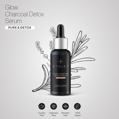 ETSLEY Glow Charcoal Detox Serum Ð Purify & Detox Serum 30ml