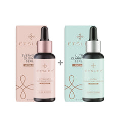 ETSLEY Skin Care Serum Combo - Ultra Glow And Clarifying 60ml