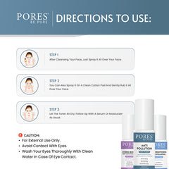 PORES Be Pure Anti-Pollution Face Toner 100ml
