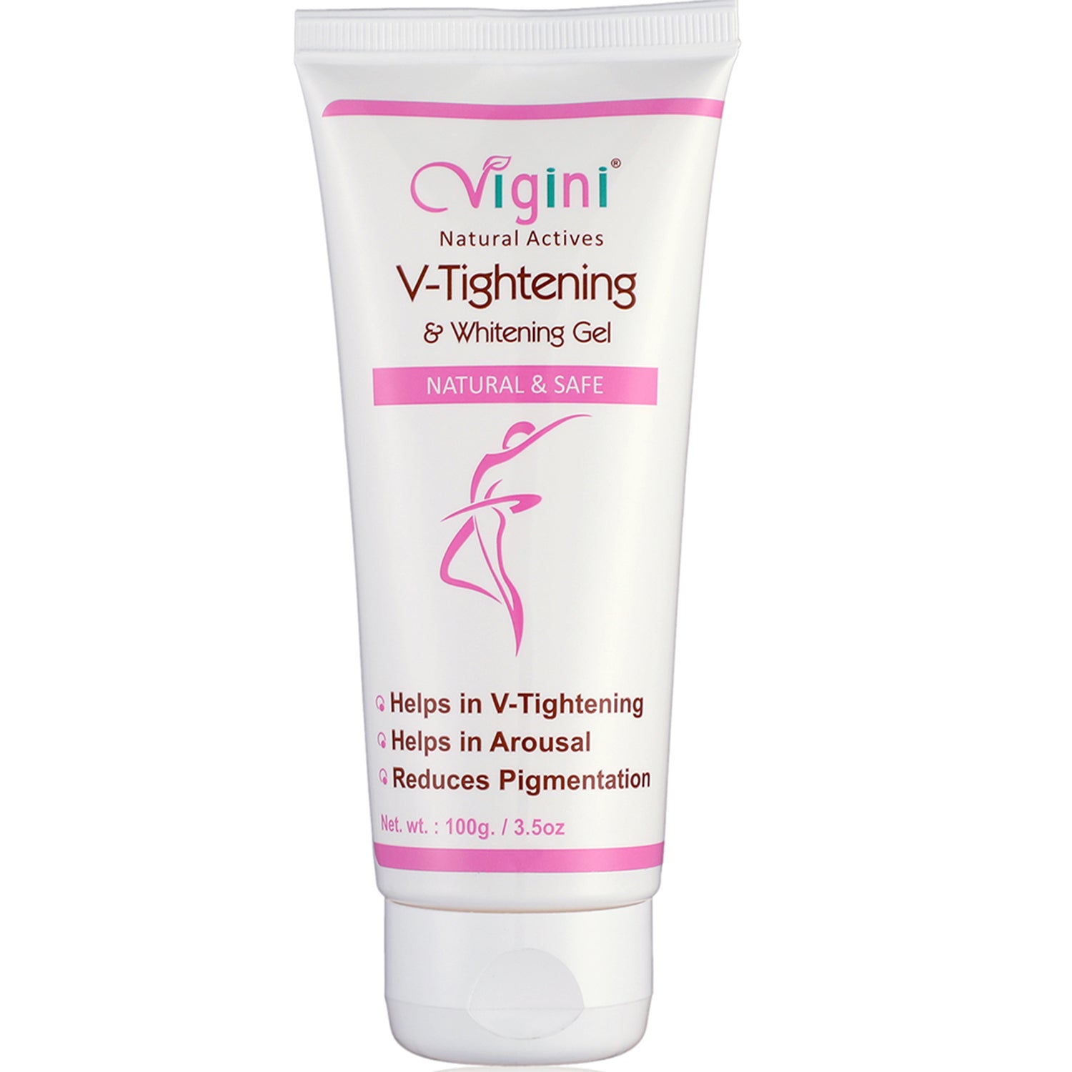 Vigini 100% Natural Actives  Vaginal V Tightening & Whitening Gel 100 gm