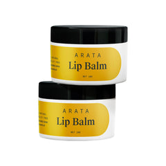 Arata Natural Lip balm for Intense Moisturizing | Cocoa & Mango butter (Pack of 2) 20g