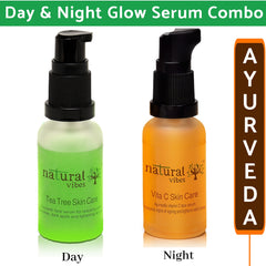 Natural Vibes Ayurvedic Skin Repair and Glow Combo Day and Night (Pack of 2)