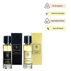 Fragrance & Beyond Royal Musk and Velvet Oud Eau De Parfum Combo For men and women 30ml each