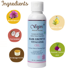 Vigini Natural Redensyl Hair Growth Vitalizer Oil 100ml