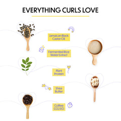 Curlvana Go To Curl Kit | Shampoo, Conditioner & Leave-in Cream for Curly Hair (Pack of 3, 200ml Each)