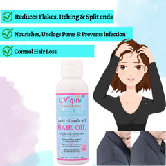 Vigini Anti-Dandruff Itchy Scalp Hair Oil 200ml