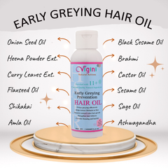 Vigini Early Greying Prevention Revitalizer Hair Oil 200ml