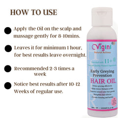 Vigini Early Greying Prevention Revitalizer Hair Oil 200ml