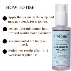 Vigini Natural Redensyl Hair Growth Vitalizer Serum 30ml
