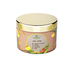 Prakriti Herbals Anti -Acne Organic Cinnamon Honey Turmeric Aloe Vera Gel 140gm