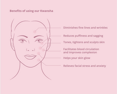 Natural Vibes Kwansha ( Kansa + Gua Sha) Face Massager with FREE Gold Beauty Elixir Oil